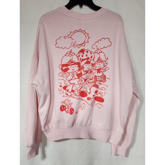 Strawberry shortcake pink sweatshirt size medium women's - Picture 2 of 6